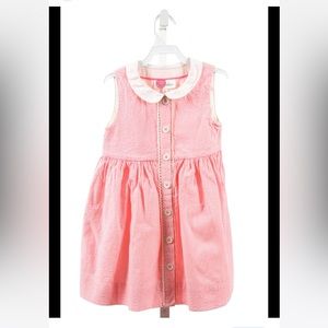 Mini Biden Toddler pink striped dress size 3-4T perfect condition